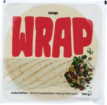 COOP Kebab wrap 580g