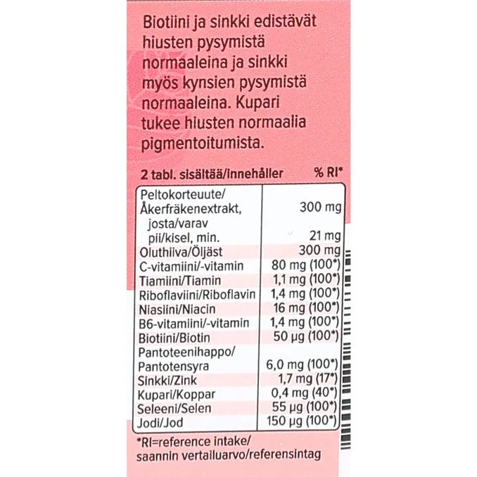 Kosttillskott Hår & Naglar