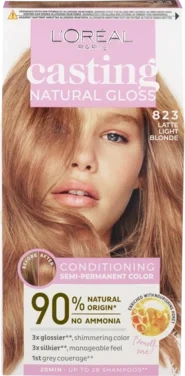 Loreal Paris Casting Creme Gloss Latte Light Blonde 823