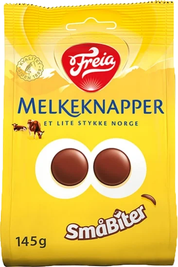 Freia Melkeknapper Småbiter 145g