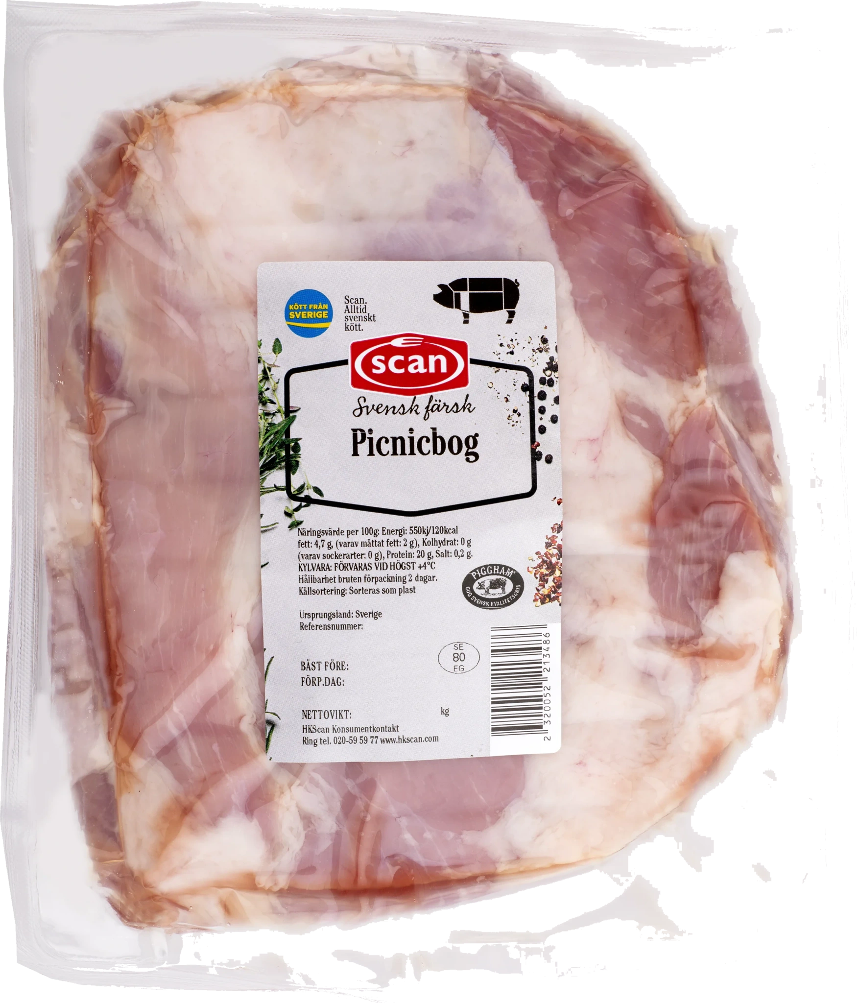 Picnicbog ca 1,22kg Scan
