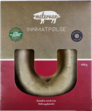 Innmatpølse - Tradisjonspølse uten Kunstige Tilsetningsstoffer - Metervare