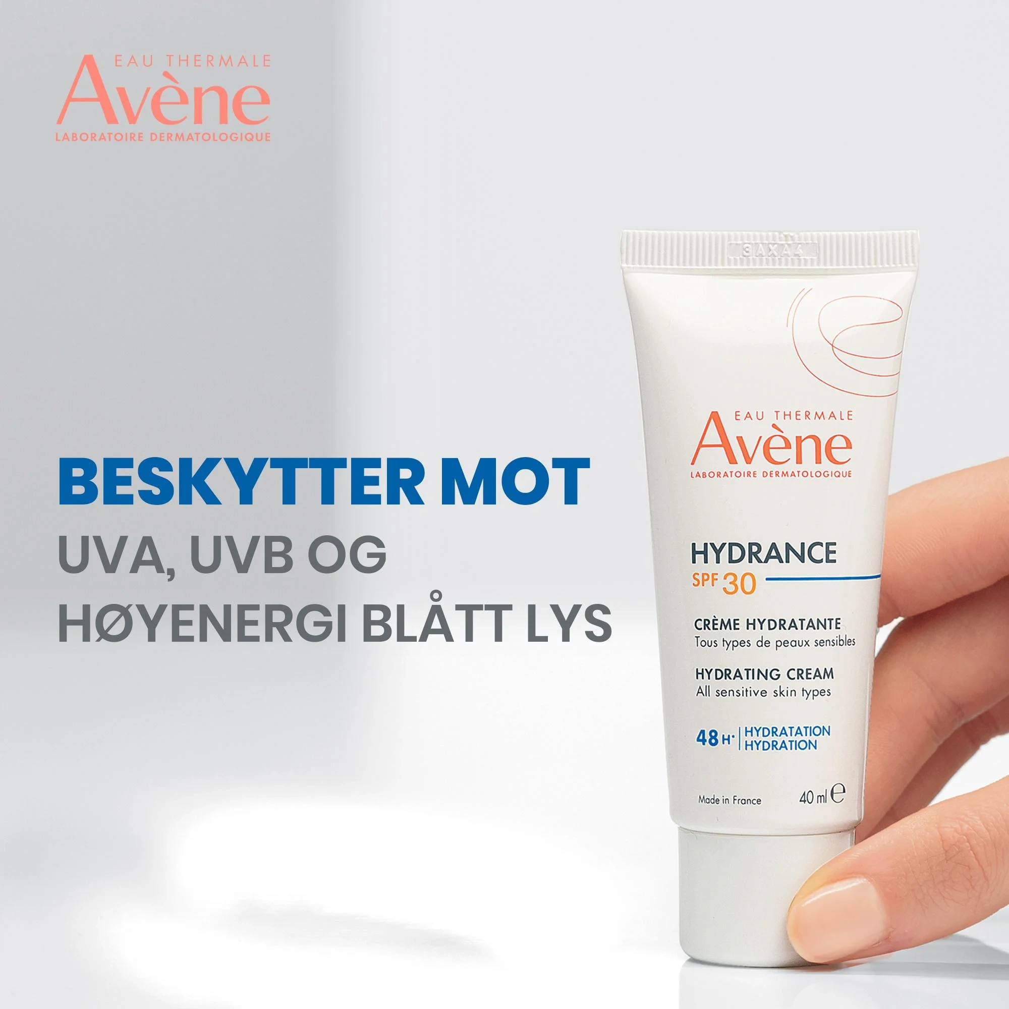 Avène Hydrance SPF30 Dagkrem, 40 ml