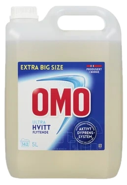 Omo Ultra Hvitt Flytende 5l