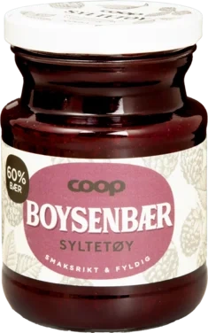 Coop Boysenbærsyltetøy 60% 370g