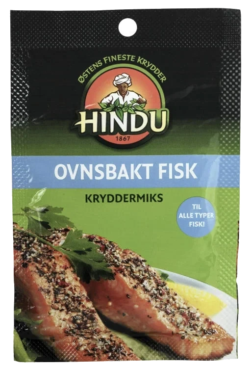 Ovnsbakt Fisk Kryddermiks Pose Hindu