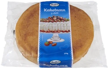 Kakebunn 3-Delt 370g Berthas