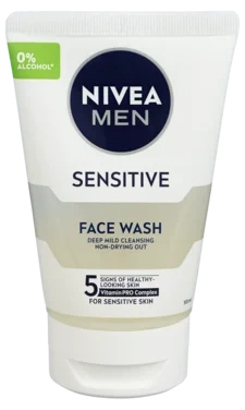 NIVEA Men Sensitive face wash, 100ml