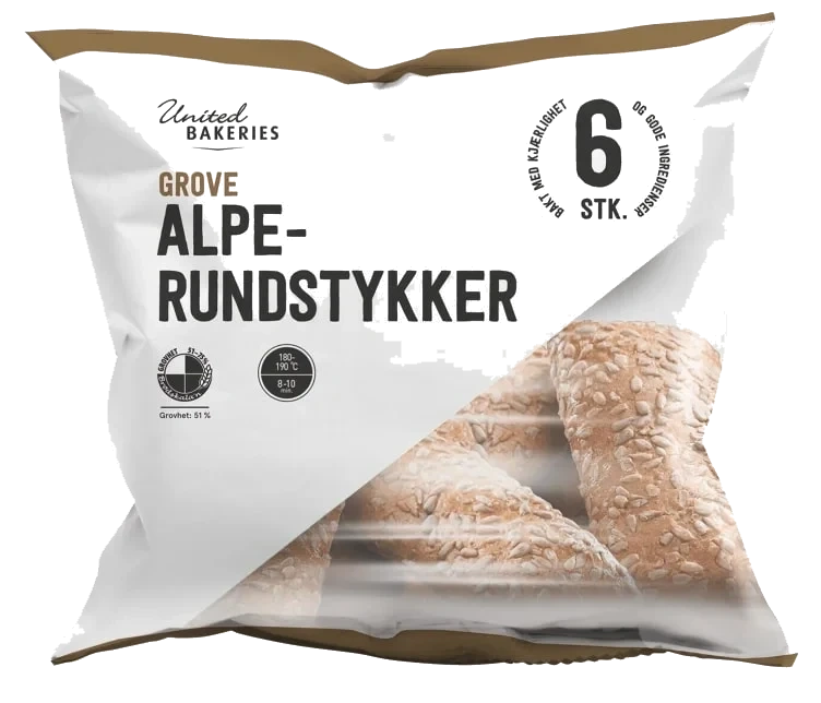 Grove Alperundstykker 6pk - Fk
