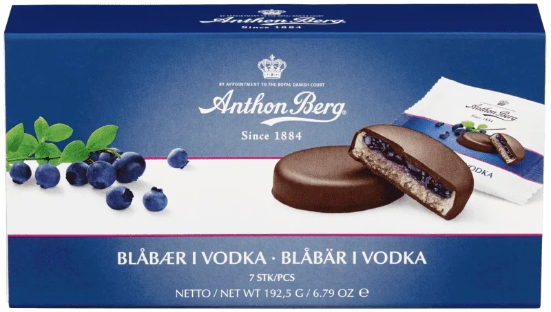 Anthon Berg Blueberry In Vodka 193g