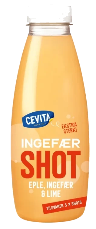 Ingefærshot Eple&Lime 500ml Cevita
