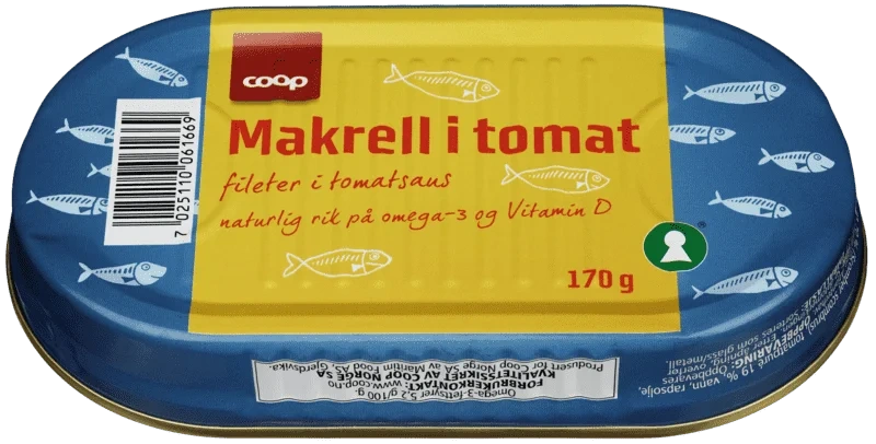 Coop Makrellfilet 170g