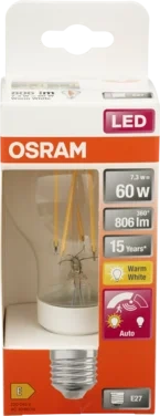 Lyspære Led Dagslys Sensor Cla 60 E27 Osram