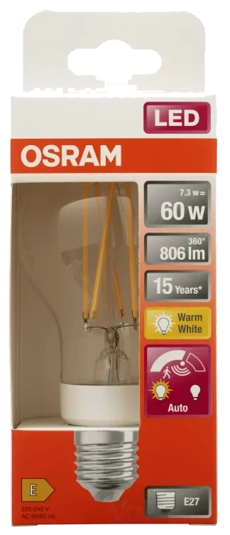 Lyspære Led Dagslys Sensor Cla 60 E27 Osram