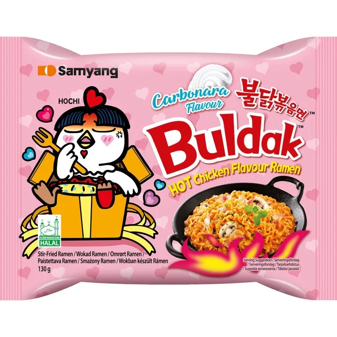 Buldak Carbonara Hot Chicken Ramen