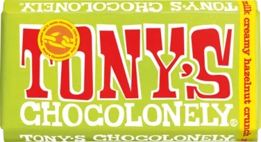 Tony's Chocolonely Melkesjokolade Hazelnut Crunch 180g