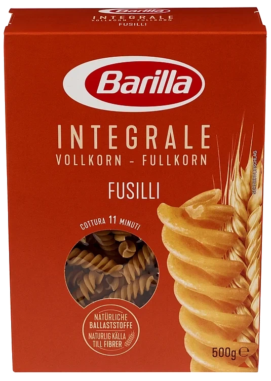 Fusilli Fullkorn 500g Barilla