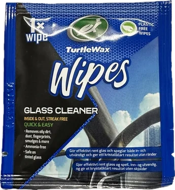Turtle Wax Wipes Glass Vareprøve