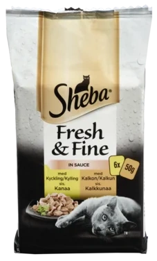 Sheba Fresh&Fine Våtfôr med Fjærkre Cig
