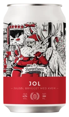 Jol Juleøl med Kveik 4.7% 0.33l bx