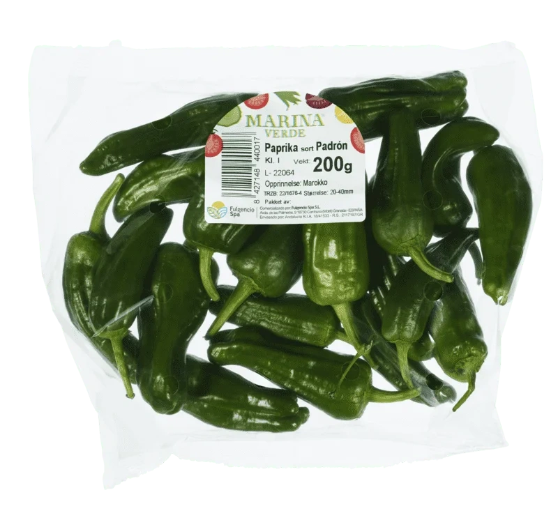 Paprika Padrón 200g