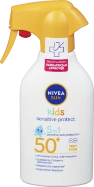 Nivea Solskydd Kids Sensitive Protect Trigger Spray SPF50+ 250 ml