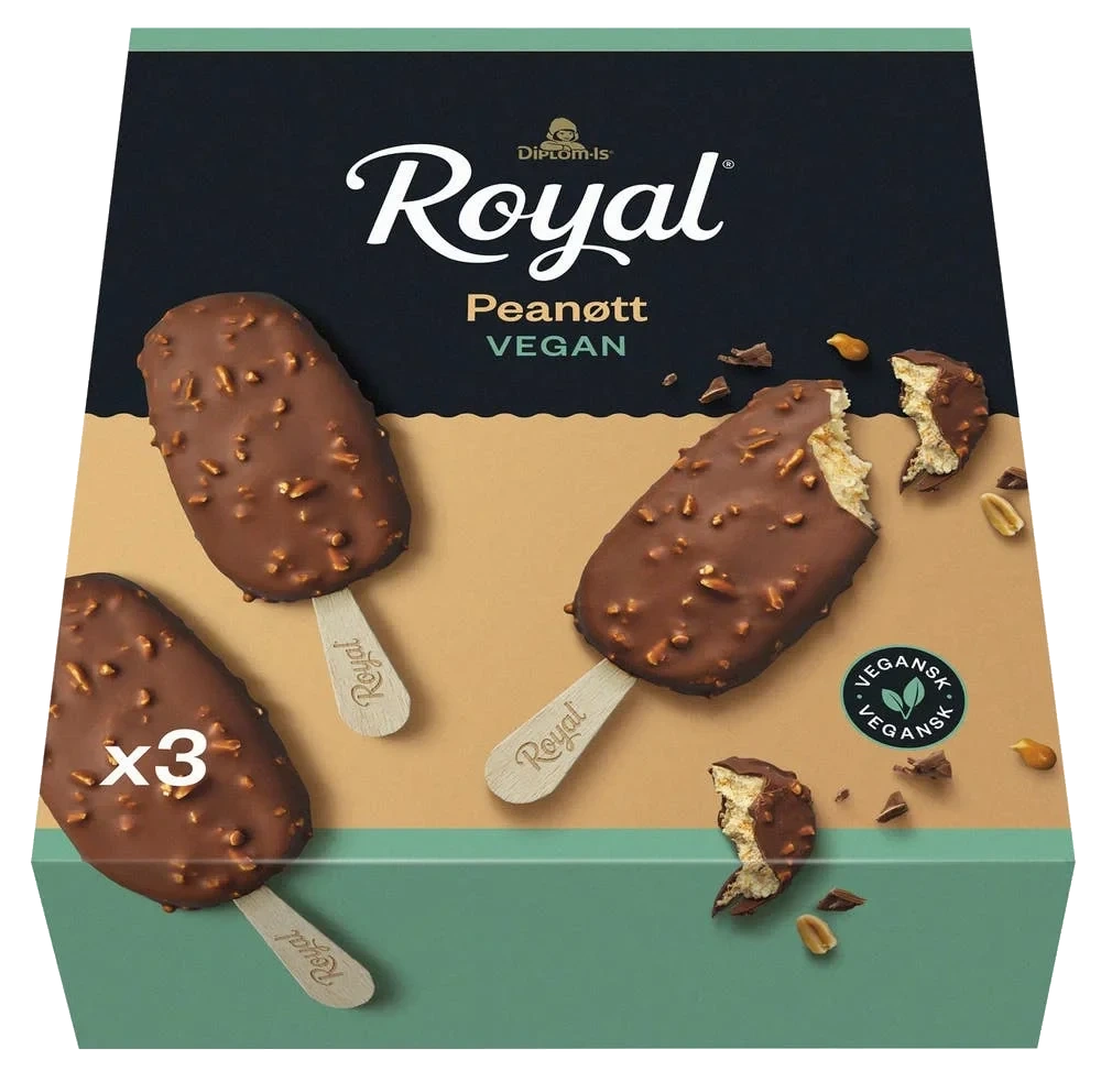 Royal peanøtt vegansk