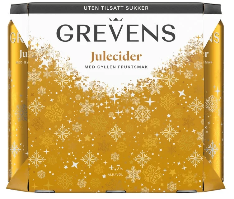 Grevens Julecider Gyllen 0,5lx6 boks