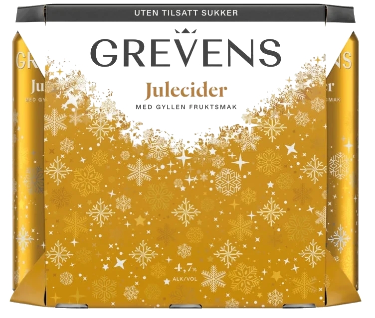 Grevens Julecider Gyllen 0,5lx6 boks
