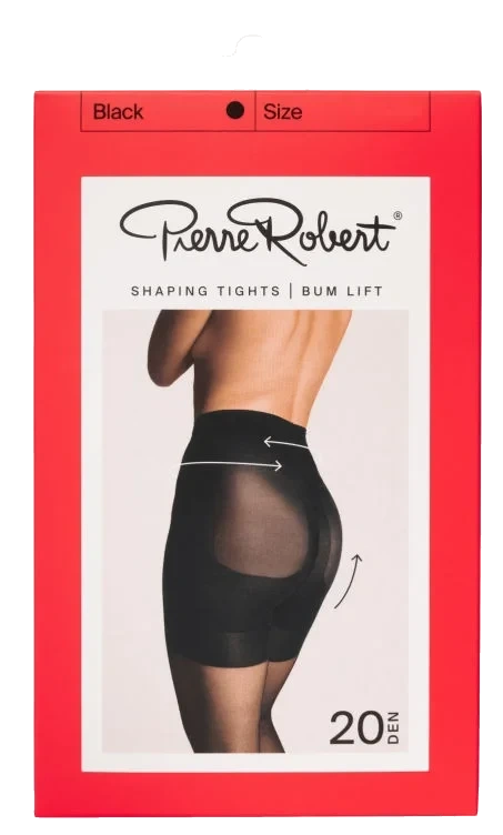 Shaping Tights 20 De Black 44-48 Pierre Robert