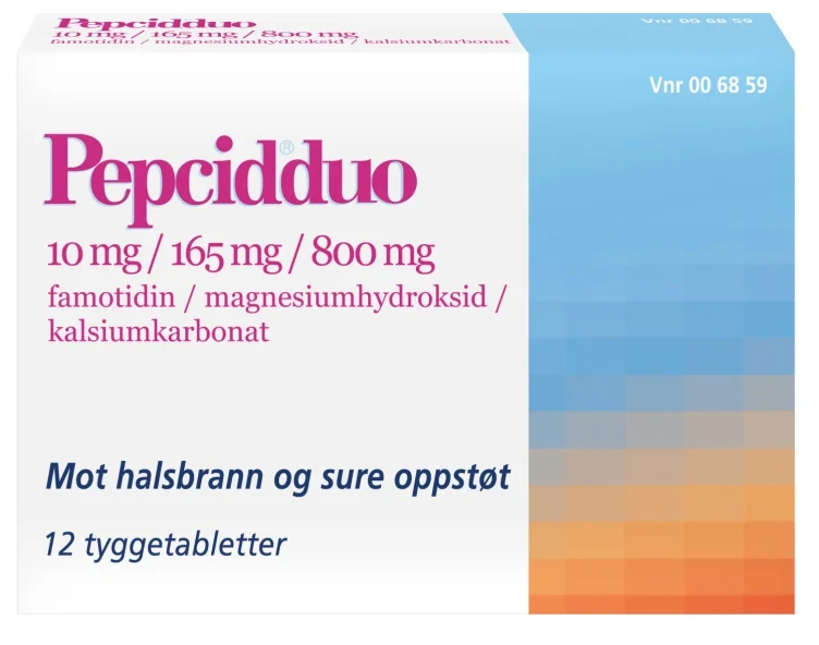 Pepcidduo Mint 12stk
