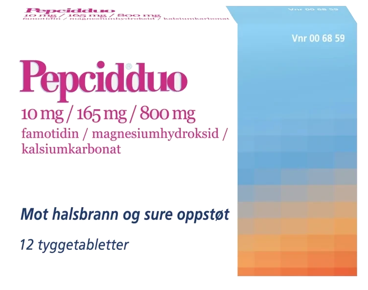Pepcidduo Mint 12stk