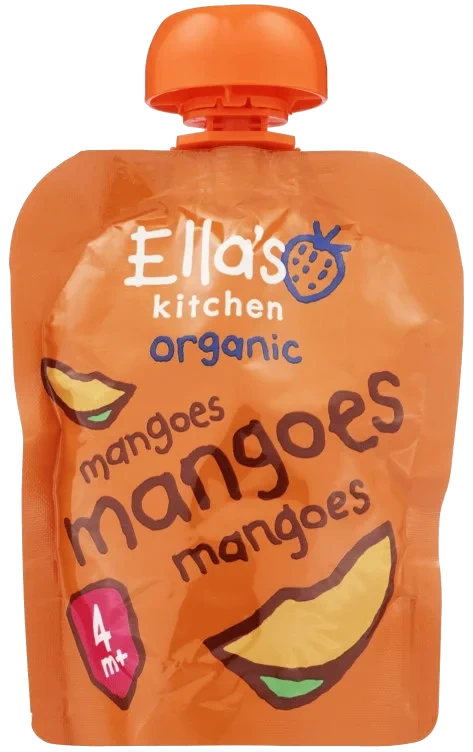 Ellas Fruktpure Mango Økologisk 4mnd 70g