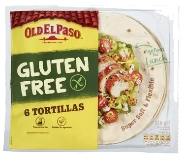 Old El Paso Gluten Free Tortilla 216g