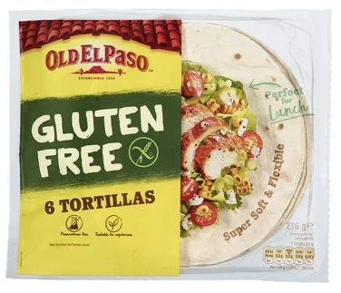Old El Paso Gluten Free Tortilla 216g
