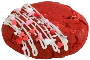 Cookie Red Velvet Filled With White Chocolate,150g, 45stk