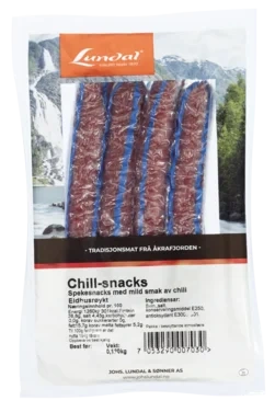 Chill-snacks 120g Eldhusrøykt Spekesnacks