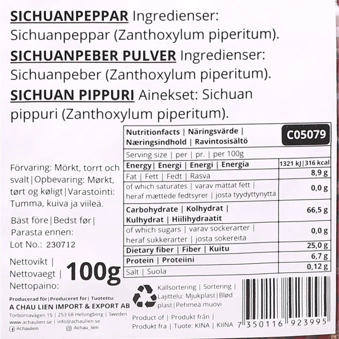 Sichuanpeppar