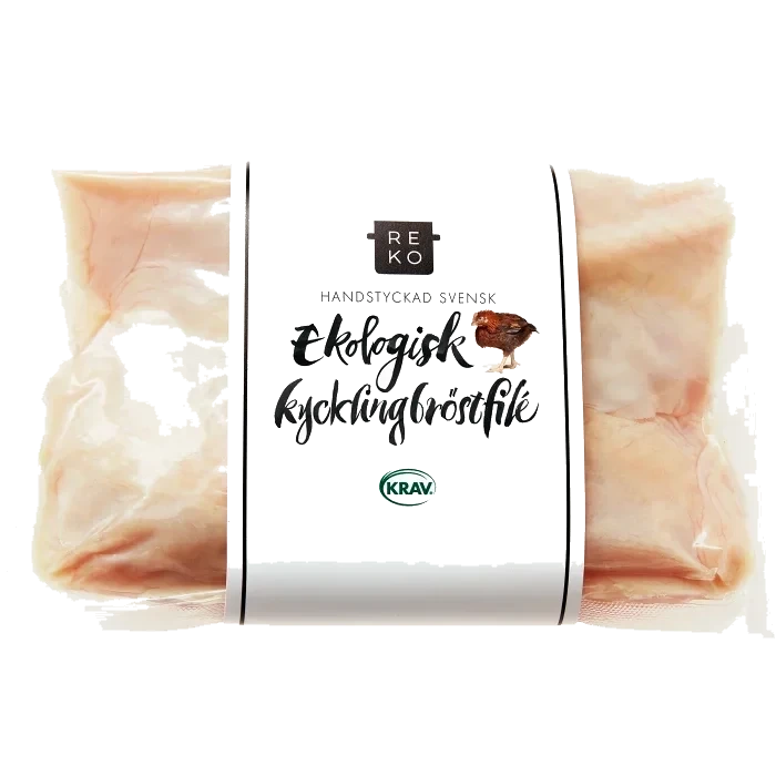 Kycklingbröstfilé färsk Ekologisk ca 450g KRAV Reko