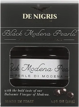 Eddik Black Pearls 50gram De Nigris