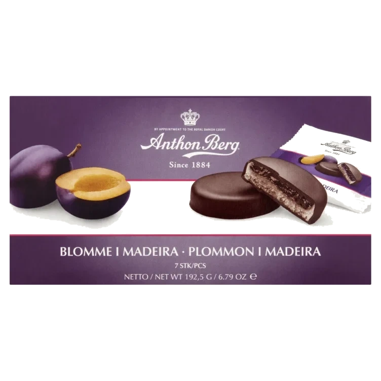 Plomme i Madeira 220g Toms