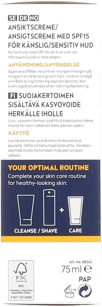Sensitive Face Cream