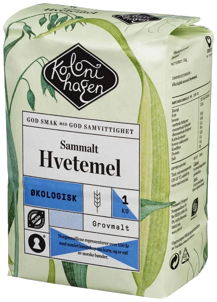 Sammalt hvetemel