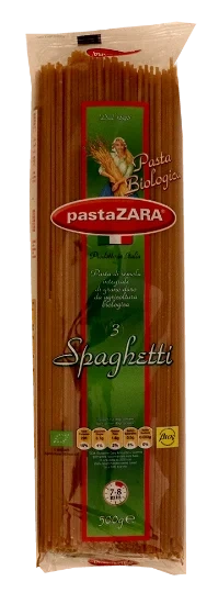 Zara Spaghetti Økologisk Fullkorn 500g