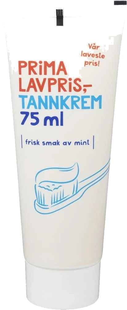 Tannkrem med mintsmak