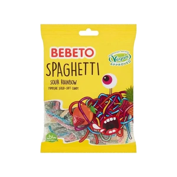 Spaghettisnører - Rainbow