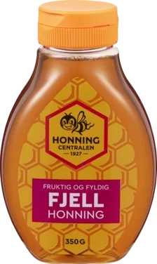 Fjellhonning Flytende 350g Honningsentralen