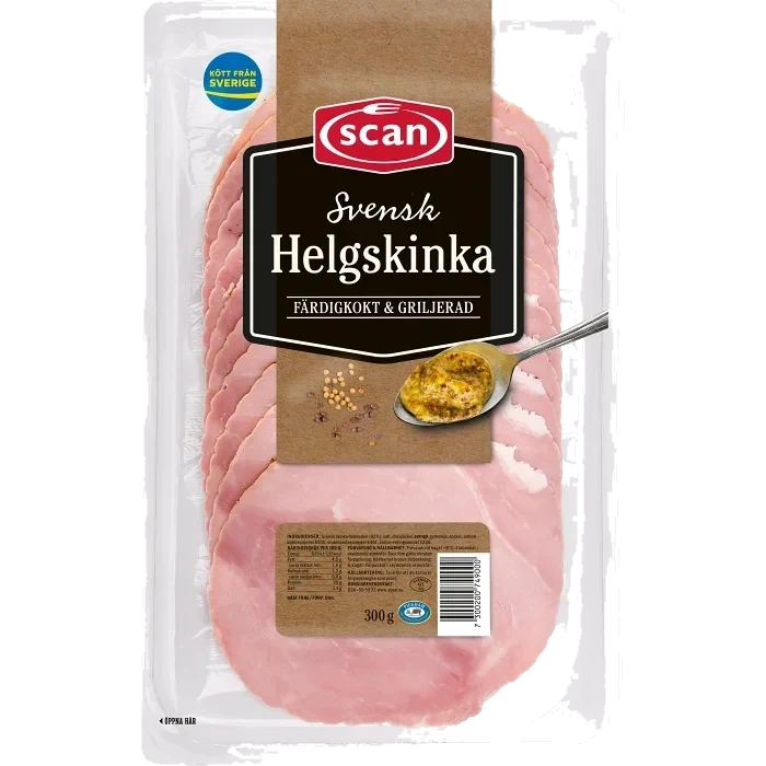 Helgskinka Skivad 300g Scan