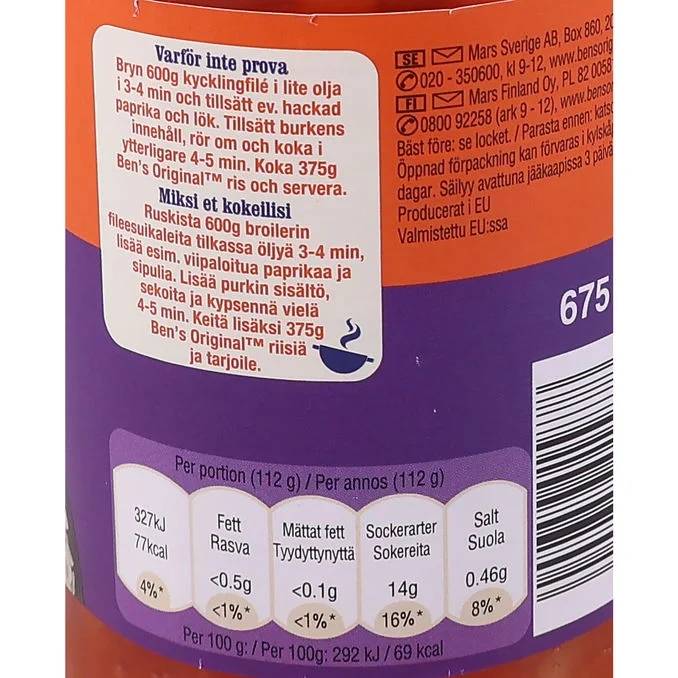 Sås Sweet & Sour 6-pack