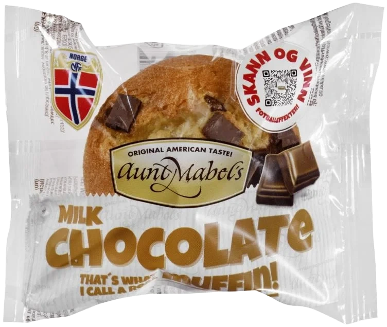 Muffins Milk Chocolate 95g Aunt Mabels